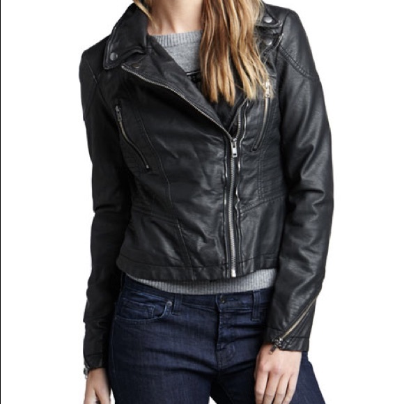 Free People Other - Free people Vegan leather jacket